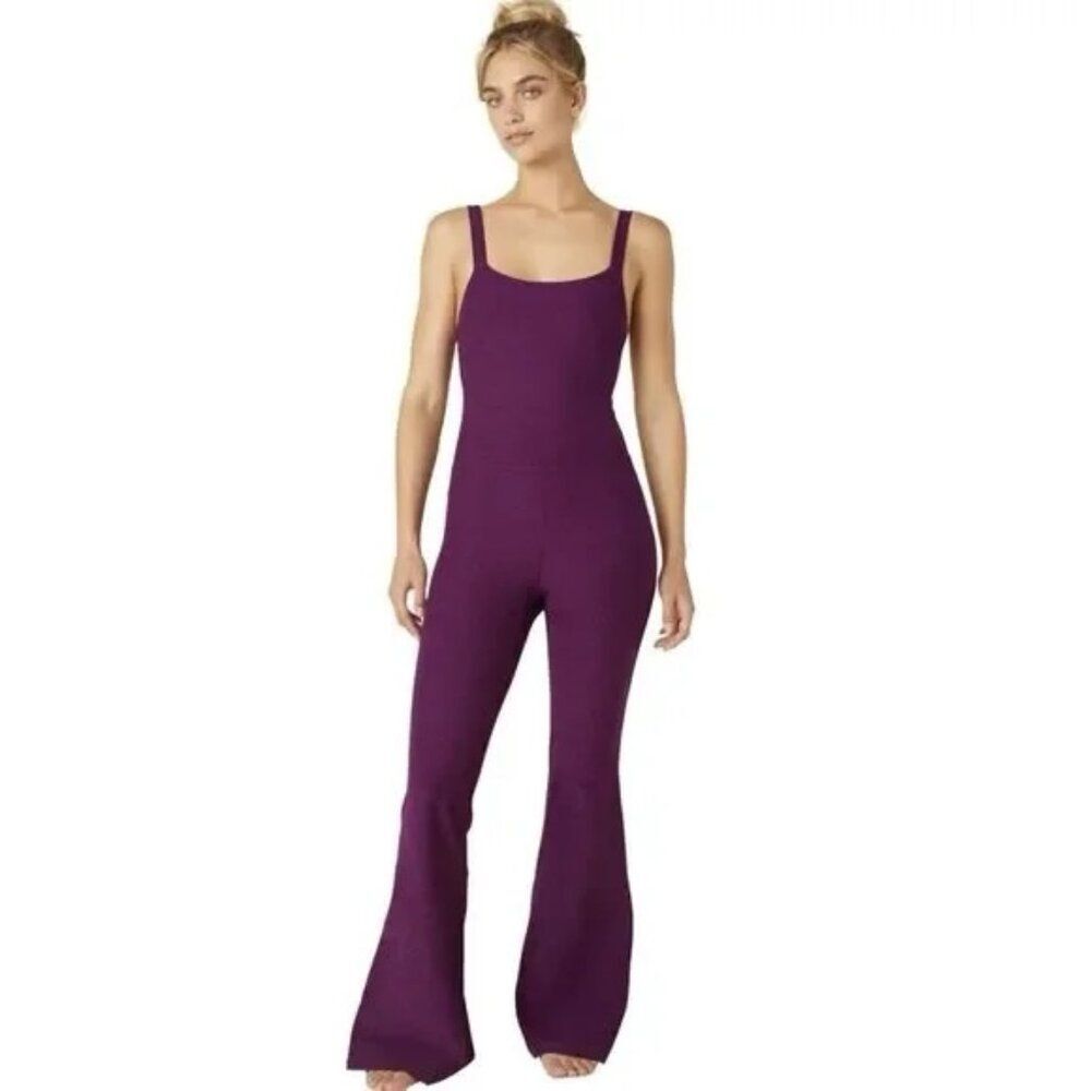 NWT Beyond Yoga Spacedye Hit the Scene Purple Jumpsut